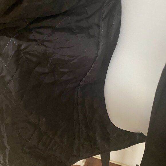 NWT Women's Double Breasted Long Sleeve Lapel Belt Quilted Trench Coat J… - Picture 6 of 9